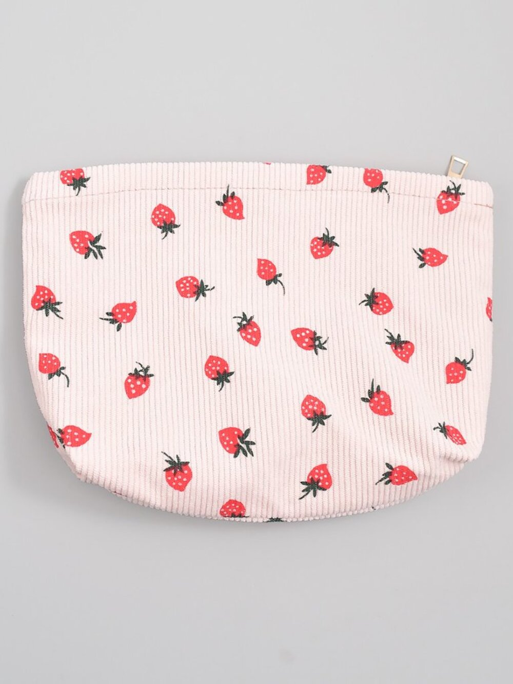 Strawberry Fabric Travel Makeup Bag